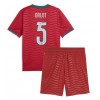 Portugal Diogo Dalot #5 Hjemmedraktsett Barn VM 2026 Kortermet (+ korte bukser)